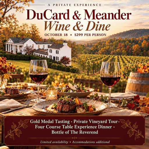 Exclusive DuCard Vineyards & Estate at Meander Gold Medal Experience