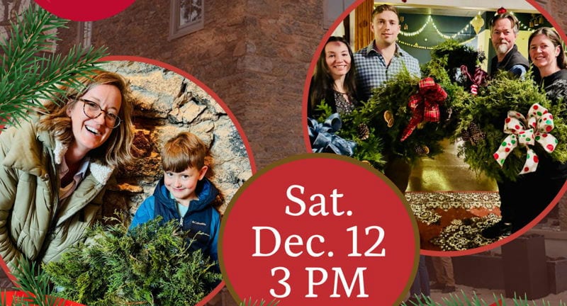 Holiday Wreath Workshop w/ The Freckled Flower Farm