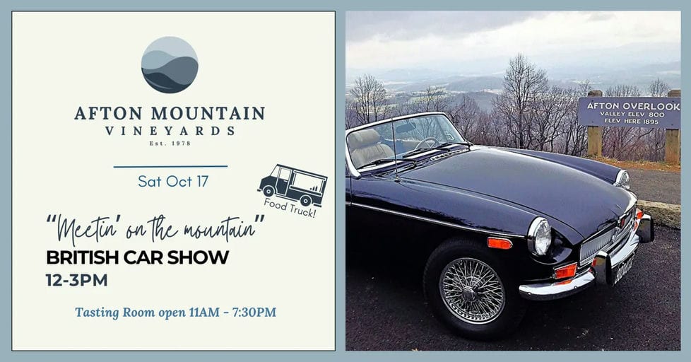 Meetin on the Mountain: British Car Show
