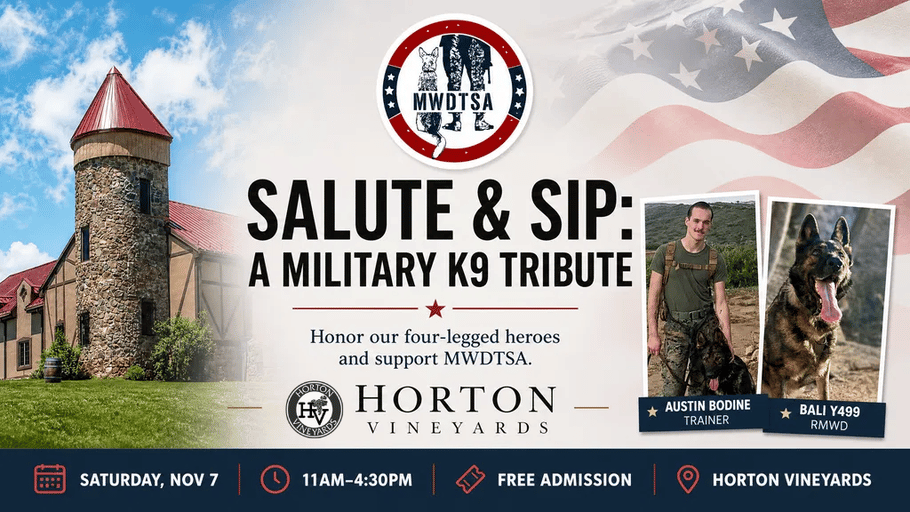 Salute & Sip: A Military K9 Tribute