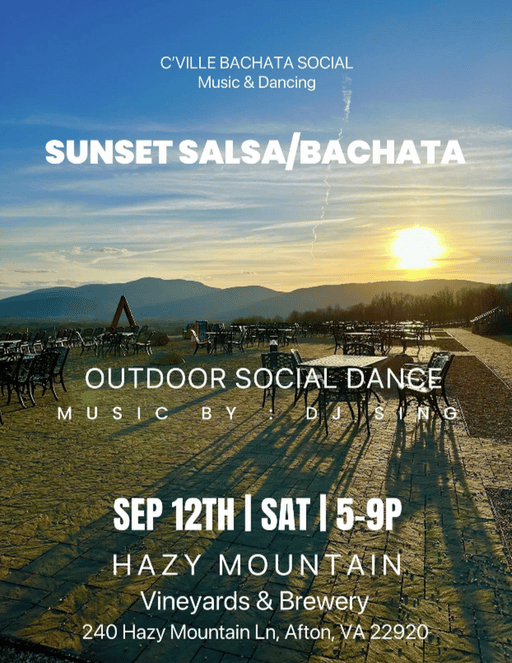 September Bachata with C'Ville Bachata Social
