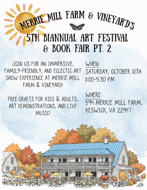 5th Biannual Art Festival pt. 2 at Merrie Mill Farm & Vineyard