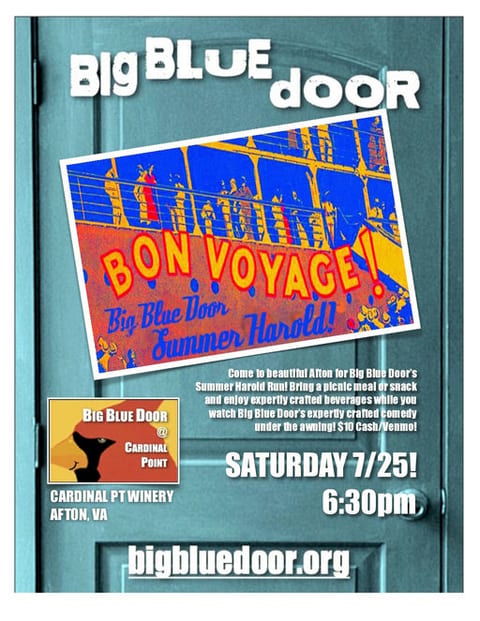 Improv with Big Blue Door at Cardinal Point Winery