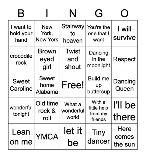 Music Bingo