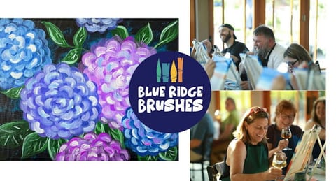 Paint & Sip "Bright Hydrangea"