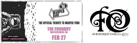 The Warped Band - The Official Tribute of Warped Tour with Wavy Awakening at Basic City Beer Co.